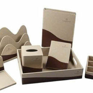 Sheraton - Pastoral Style series (Material: Doublecolored pieced leather)