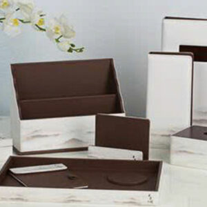 Leather-wood Combination Ink Painting series (Material: leather+wood, silk print Ink Painting)